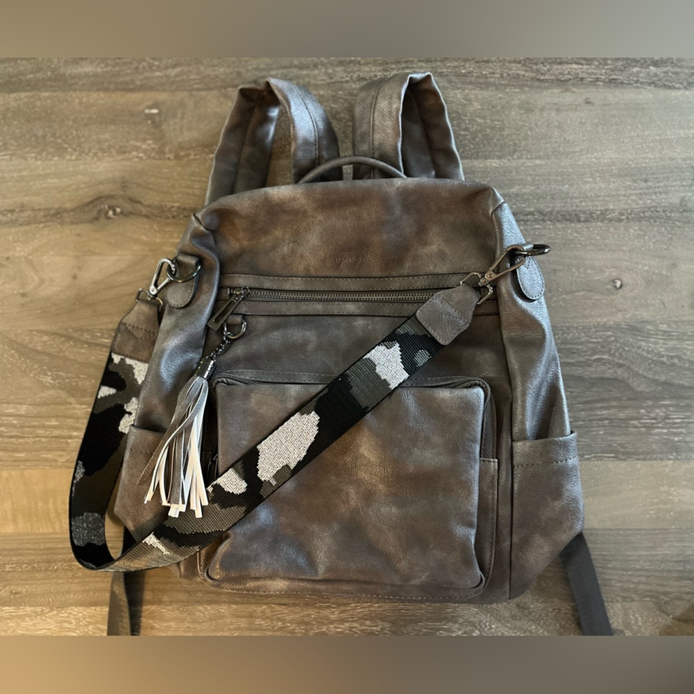 Stylish Gray Backpack
